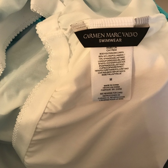 Boston proper Carmen Mark Salvo Swim Sense Square-Neck Tankini Top. M (8/10) - Picture 8 of 10